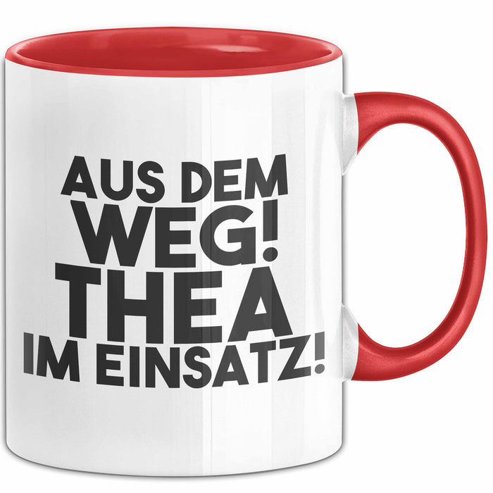 Thea Tasse Aus Dem Weg! Thea Im Einsatz! Geschenk
