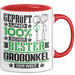Großonkel Geschenk Lustiger Spruch für Großonkel Geschenkidee Bester Großonkel Der Welt Rot Trendation