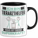 Tierarzthelfer Tasse Geschenk für Tierarzthelfer Geburtstag Lustiger Spruch Kaffee-Becher Was Ist Deine Superkraft Schwarz Trendation