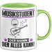 Musikstudent Tasse Geschenk für Musikstudent Der Mann Der Alles Kann Geschenkidee zum Geburtstag Grün Trendation