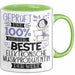 Beste Elektronische Musikproduzentin Der Welt Tasse Geschenk für Eine Elektronische Musikproduzentin Geprüft Und Sicher Geschenkidee Geburtstag Weihnachten Grün Trendation