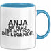 Anja Tasse Anja – Die Frau. Der Mythos. Die Legende. Geschenk Blau Trendation