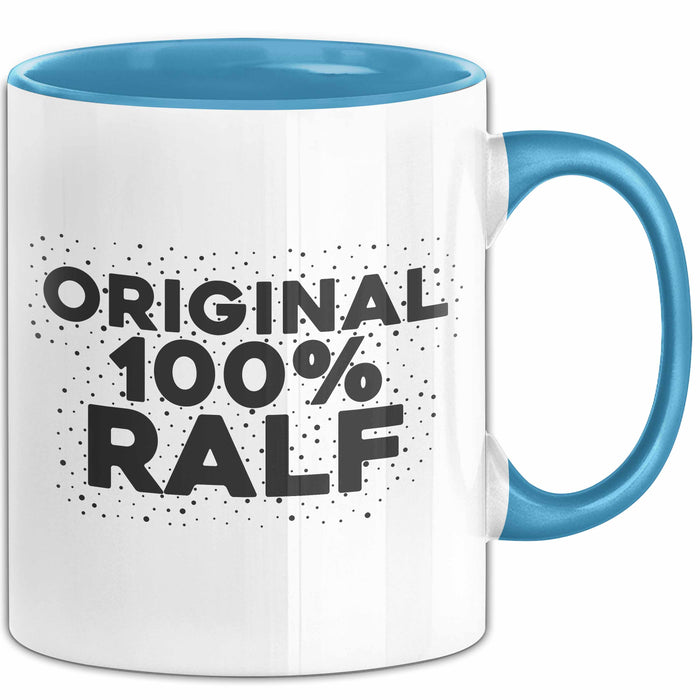 Ralf Tasse Original 100% Ralf Geschenk Blau Trendation