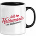 Heidemarie Tasse Geschenk Ich Bin Vollkommen Heidemarie Geschenkidee Geburtstag Schwarz Trendation