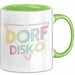 Dorfdisko Tasse Geschenk Dorf Kleinstadt Disko Grün Trendation