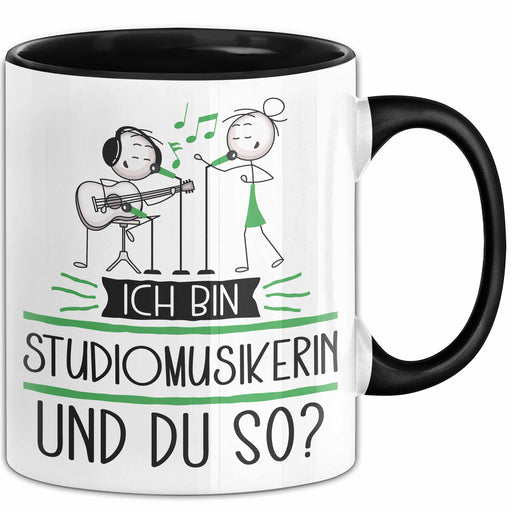 Studiomusikerin Tasse Geschenk Ich Bin Studiomusikerin Und Du So Geschenkidee Lustiger Spruch Becher Trendation
