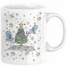 Weihnachten Tasse Geschenk Alien Weihnachtsbaum Geschenkidee Alien-Fans Geschenke Jungs Männer Grafik Weiß Trendation