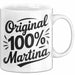 Martina Tasse Geschenk Original 100% Martina Geschenkidee Geburtstag Weiß Trendation