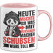 Humor Tasse Geschenk Panda Heute Möchte Ich Was Mit Menschen Machen Schubsen Wäre Toll Rosa Trendation