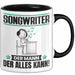 Songwriter Tasse Geschenk für Songwriter Der Mann Der Alles Kann Geschenkidee zum Geburtstag Schwarz Trendation