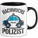 Polizist Tasse Geschenk Lustige Geschenkidee Spruch Nachwuchs Polizist Schwarz Trendation