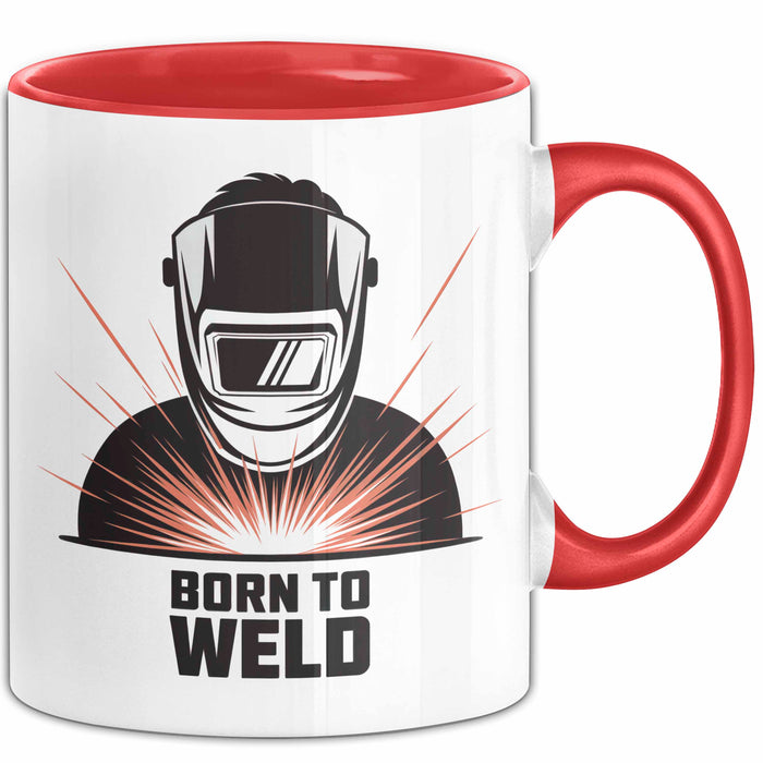 Schweißer Tasse Geschenk Lustige Geschenkidee Spruch Für Schweiß Profis Rot Trendation
