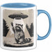 Waschbär Tierliebhaber UFO Alien Tasse Geschenk Lustige Geschenkidee Spruch Blau Trendation
