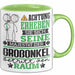 Großonkel Geschenk Tasse Lustiger Spruch Erheben Sie Sich Der Großonkel Betritt den Raum Grün Trendation