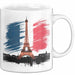Frankreich Flagge Paris Eiffelturm Tasse Geschenk Lustige Geschenkidee Spruch Weiß Trendation