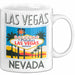 Las Vegas Nevada USA Tasse Geschenk Lustige Geschenkidee Spruch Weiß Trendation