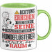 Hundeflüsterer Geschenk Tasse Lustiger Spruch Erheben Sie Sich Der Hundeflüsterer Betritt den Raum Grün Trendation