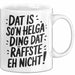 Helga Tasse Geschenk Dat Is So'n Helga Ding Dat Raffste Eh Nicht Geschenkidee Becher mit Name Weiß Trendation