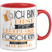 Forscherin Tasse Geschenk Ich Bin Diese Eine Legendäre Forscherin Von Der Alle Reden Geschenkidee Geburtstag Weihnachten Rot Trendation