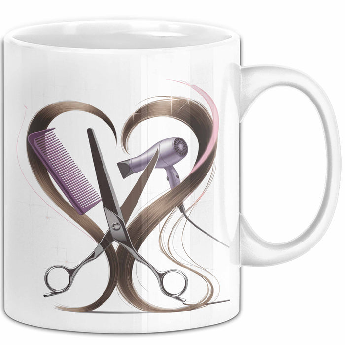 Friseur Tasse Geschenk Lustige Geschenkidee Spruch Für Haar Künstler Weiß Trendation