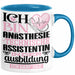 Anästhesietechnische Assistentin Ausbildung Start Geschenk Tasse Ich Bin Anästhesietechnische Assistentin In Der Ausbildung Ich Darf Das Kaffee-Becher Geschenkidee Blau Trendation
