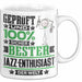 Jazz-Enthusiast Geschenk Lustiger Spruch für Jazz-Enthusiast Geschenkidee Bester Jazz-Enthusiast Der Welt Weiß Trendation
