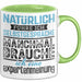 Selbstgespräche Tasse Geschenk Expertenmeinung Witzig Lustig Grün Trendation