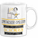 Synthesizer-Spielerin Weil Es Keinen Schöneren Beruf Gibt Tasse Geschenk für Eine Synthesizer-Spielerin Lustig Weiß Trendation