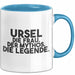 Ursel Tasse Ursel – Die Frau. Der Mythos. Die Legende. Geschenk Blau Trendation