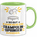 Trampolinspringer Geschenk Tasse So Gut Kann Nur Ein Trampolinspringer Aussehen Geschenkidee Kaffee-Becher Grün Trendation