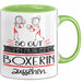 Boxerin Geschenk Tasse So Gut Kann Nur Eine Boxerin Aussehen Geschenkidee Geburtstag Weihnachten Lustig Grün Trendation