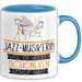 Jazz-Musikerin Weil Es Keinen Schöneren Beruf Gibt Tasse Geschenk für Eine Jazz-Musikerin Lustig Blau Trendation