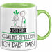 Geschenk für Curling-Spielerin Tasse Lustige Geschenkidee Geburtstag Ich Bin Curling-Spielerin Ich Darf Das Grün Trendation