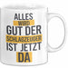 Schlagzeugspieler Schlagzeuger Schlagzeug Tasse Geschenk Lustige Geschenkidee Spruch Der Schlagzeuger Ist Jetzt Da Weiß Trendation