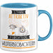 Wildtierbeobachterin Tasse Geschenk Becher Stark Attraktiv Furchtlos Wildtierbeobachterin Lustige Geschenkidee Blau Trendation