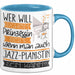 Jazz-Pianistin Tasse Geschenk Spruch Wer Will Schon Prinzessin Sein Wenn Man Auch Jazz-Pianistin Sein Kann Blau Trendation