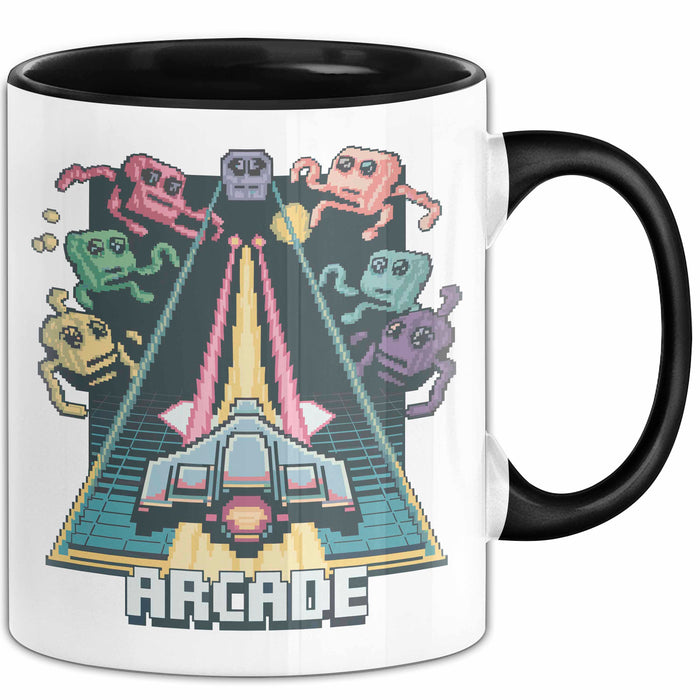 Retro Gamer Tasse Geschenkidee für Gaming und Konsolen Fans Trendation