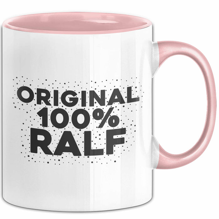 Ralf Tasse Original 100% Ralf Geschenk Rosa Trendation