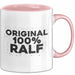 Ralf Tasse Original 100% Ralf Geschenk Rosa Trendation