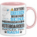 Kiteboarder Geschenk Tasse Lustiger Spruch Erheben Sie Sich Der Kiteboarder Betritt den Raum Rosa Trendation