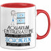 Aquarium-Enthusiastin Weil Es Keinen Schöneren Beruf Gibt Tasse Geschenk für Eine Aquarium-Enthusiastin Lustig Rot Trendation