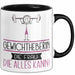 Gewichtheberin Geschenk Tasse Becher Die Frau Die Allen Kann Geschenkidee für eine Gewichtheberin Lustig Schwarz Trendation