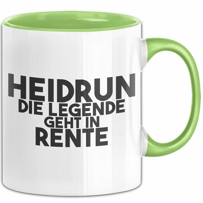 Heidrun Tasse Heidrun – Die Legende Geht In Rente Geschenk