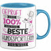 Hundesportlerin Geschenk Becher Tasse Gott Schuf Alle Menschen Gleich Nur Die Besten Durfeten Hundesportlerin Werden Geschenkidee Lustig Blau Trendation