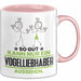 Vogelliebhaber Geschenk Tasse So Gut Kann Nur Ein Vogelliebhaber Aussehen Geschenkidee Kaffee-Becher Rosa Trendation