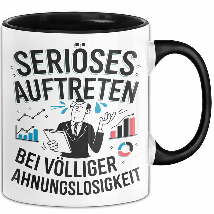 Sarkasmus Tasse Geschenkidee Erscheinung Mit Null Ahnung Trendation