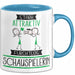 Schauspielerin Tasse Geschenk Becher Stark Attraktiv Furchtlos Schauspielerin Lustige Geschenkidee Blau Trendation