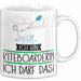 Geschenk für Kiteboarderin Tasse Lustige Geschenkidee Geburtstag Ich Bin Kiteboarderin Ich Darf Das Weiß Trendation