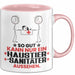 Haustiersanitäter Geschenk Tasse So Gut Kann Nur Ein Haustiersanitäter Aussehen Geschenkidee Kaffee-Becher Rosa Trendation