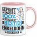 Enkelsohn Geschenk Lustiger Spruch für Enkelsohn Geschenkidee Bester Enkelsohn Der Welt Rosa Trendation